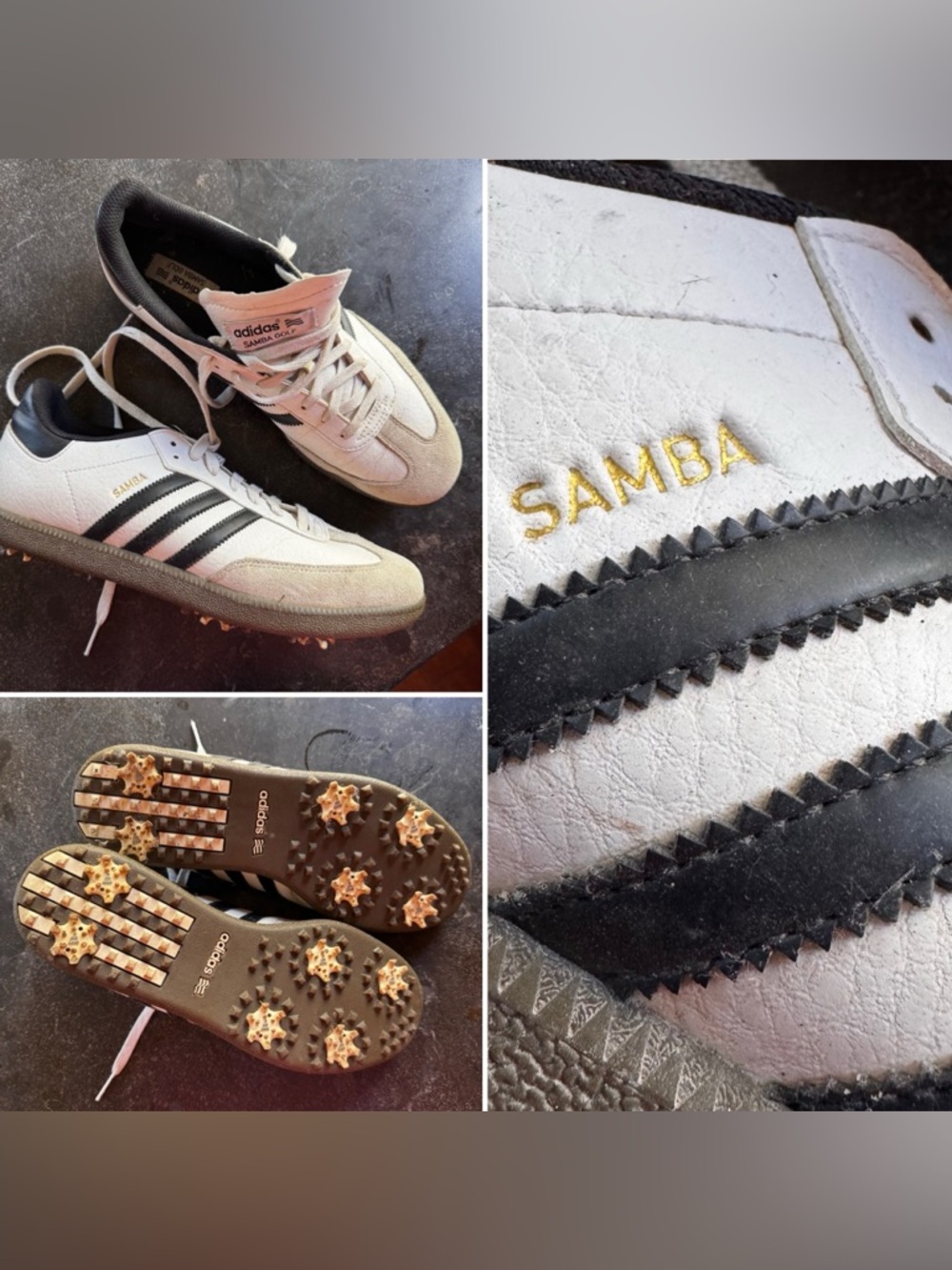Adidas Samba golf shoes